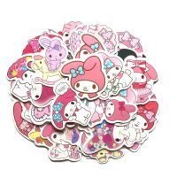 สติ๊กเกอร์ Mymelody 20 มายเมโลดี้ 40 ชิ้น คละลาย ไม่ซ้ำแบบ กันน้ำ ซานริโอ้ sanrio kuromi สติ้กเกอร์ มายเม เมโลดี้  คุโรมิ คิตตี้ hello kitty สำหรับตกแต่งDIY