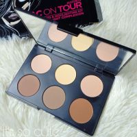 คอนทัวร์ ไฮไลท์ เฉดดิ้ง ของแท้?% australis Ac On Tour Contouring &amp; Highlighting Kit พาเลทแต่งหน้า เครื่องสำอาง