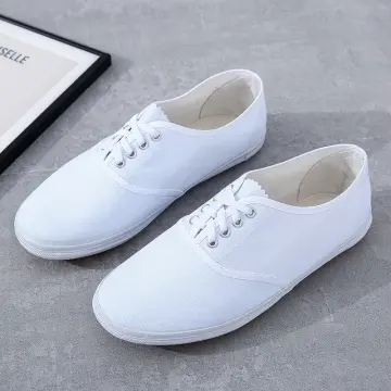 Cheap white 2025 canvas sneakers