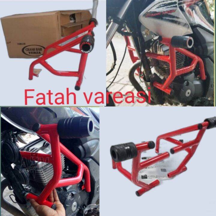 tubular crashbar Honda verza 150 frame slider agna Lazada Indonesia