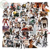 สติ๊กเกอร์ Attack on titan 80 ผ่าพิภพไททัน 50 ชิ้น ไททัน Titan ตกแต่ง กระเป๋า สติ้กเกอร์ รูปภาพ สมุด หนังสือ รูปวาด รูป สติกเกอร์