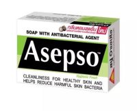 Asepso hygienic freshสบู่อาเซปโซ สูตรไฮจินิค เฟรช(ขายยกแพ็ค4ก้อน)สีเขียว