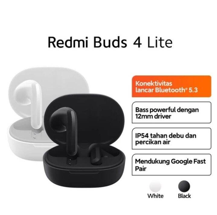 Xiaomi Redmi Buds 4 Lite / Buds4 TWS True Wireless - White | Lazada ...