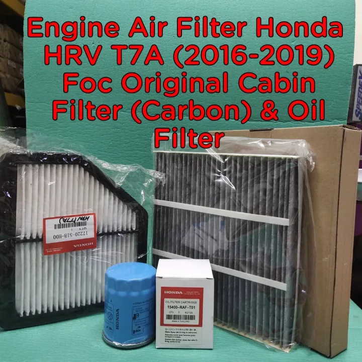 Engine Air Filter Honda HRV T7A (20162019) Foc Original Cabin Filter