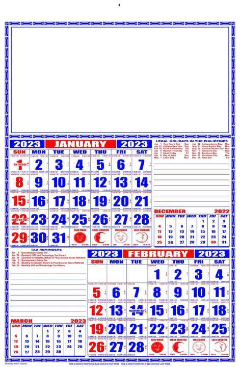 2023 COMMERCIAL CALENDAR 12 Pages 10sets Lazada PH   Sa365aeba54d74d34b69d6dd499be2a40O  720x720q80 