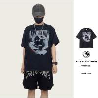 THEBOY- FLY TOGETHER VINTAGE เสื้อยืดวินเทจ