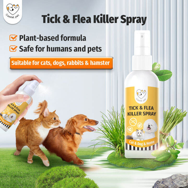 Cassiel Pet Dog Spray for Ticks Pet Fleas and Ticks Remover Anti flea ...