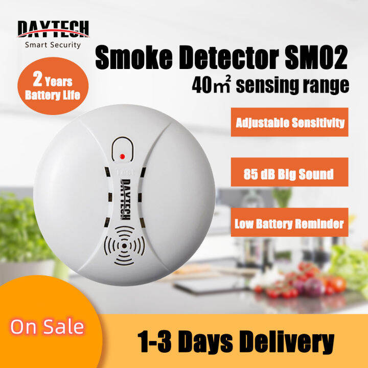 🚚Philippine spot sale🚚 DAYTECH Fire Smoke Detector Sensor Portable