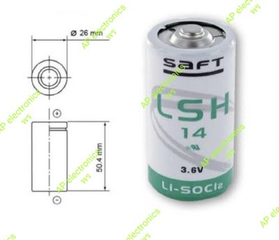 แบตเตอรี่ SAFT LSH14 3.6V 5800mAh

ยี่ห้อ SAFE(เซฟท์)
-รุ่นรหัส / Model LSH14
-กำลังไฟ 3.6V 5800mAh
-มีของอยู่ไทยพร้อมส่ง
-ของใหม่มือ 1
-สามารถขอรูปเพิ่มเติมได้ ทางร้านจะตอบกลับไม่เกิน 5 นาที
-ส่งสินค้าภายในวัน ลูกค้าจะได้รับ 1-2 วันหลังจากส่งสินค้า
-ทางร