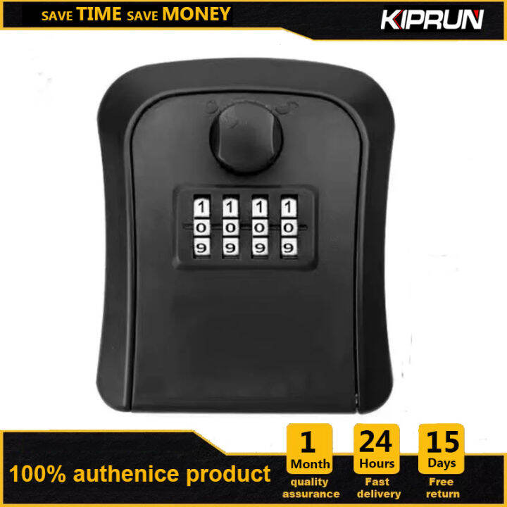 KIPRUN Key Lock Box, 4Digit Combination Waterproof Portable Key