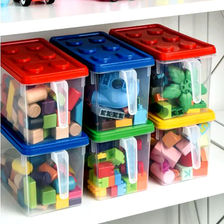 Children's Toy Organizing Box Classification Assembling Building Blocks 