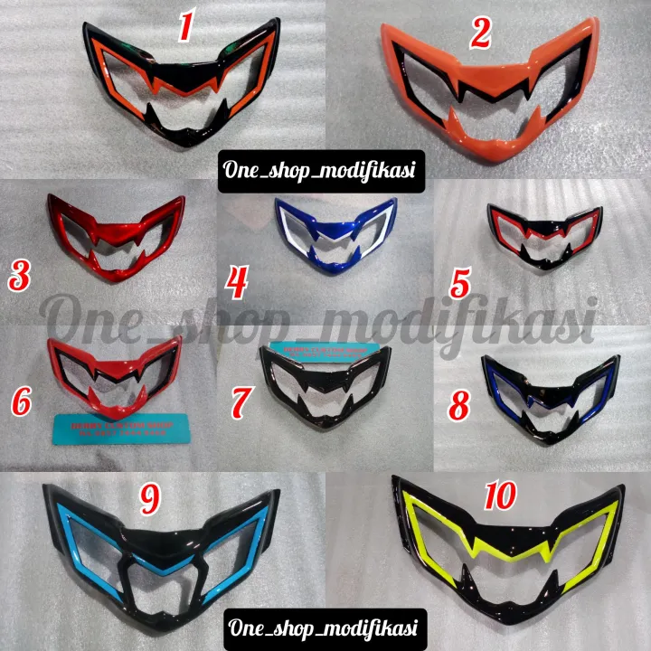 Cover Lampu New Mx King Tebaru Model Taring Lazada Indonesia