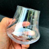 Whiskey glass tulip glass - แก้ววิสกี้ ทรงทิวลิป แก้วออกแบบพิเศษเพื่อสัมผัสกลิ่นและรสชองวิสกี้ได้ดีกว่า ขนาด 9 cm. (no box)