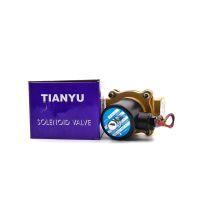 2W-250-25 TIANYU SOLENOID VALVE โซลินอยด์วาล์วทองเหลือง ขนาด 1"นิ้ว (25mm) แบบปกติปิด NC AC220V/24V/12V