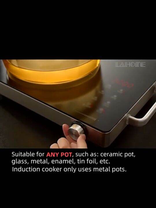 3500W Japan Electric Ceramic Stove Black Microcrystalline Panel