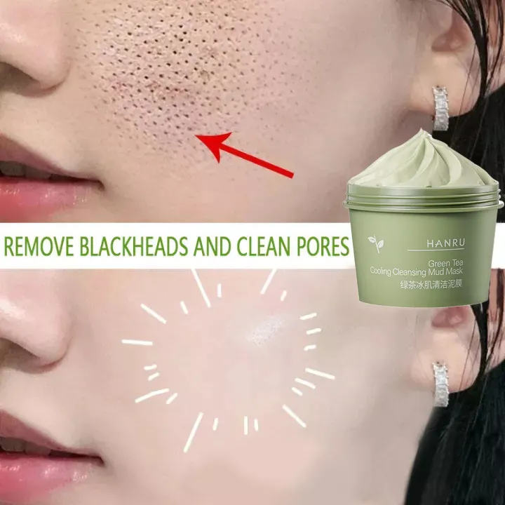 Green Tea Mask remove blackheads Acne Cleansing Beauty Skin