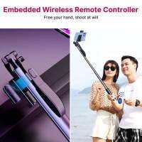 Ulanzi MT 53 Handheld anti shake bluetooth tripod selfie ไม้เซลฟี่ สำหรับสมาร์ทโฟน มีไฟ LED ในตัว สินค้าพร้อมส่ง