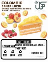 Warmspace เมล็ดกาแฟ Colombia Santa Lucia Barrel-Aged Orange Chiffon Lot 100g.