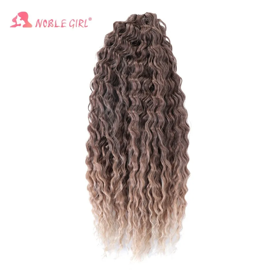 Ariel Curl Hair Water Wave Twist Crochet Hair Synthetic Crochet Braids  Ombre Blonde Afro Curls Deep Wave Braiding Hair Extension - AliExpress