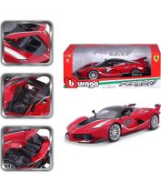 โมเดลรถ 1:18 Ferrari Race &amp; Play รุ่น FXX K [Bburago]