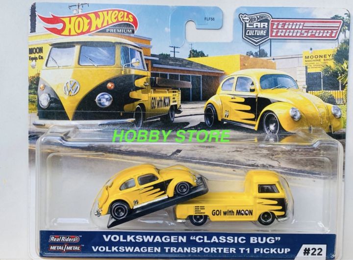 Hobby Store xe mô hình Hot Wheels Team Transport Volkswagen Classic Bug #22  