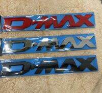 โลโก้ D-MAX โลโก้แต่งคำว่าD-MAX วัสดุพลาสติกอะคริลิคอย่างดี3สี สีดำเงา ดำด้านและแดง