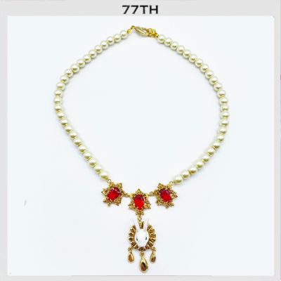 77th Rabbit Renaissance heart necklace