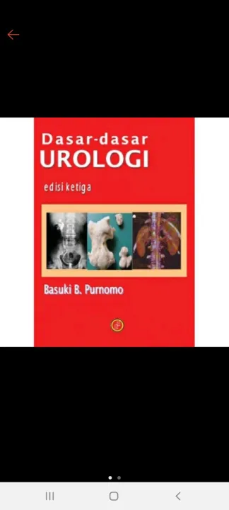 DASAR DASAR UROLOGI EDISI KETIGA BASUKI B PURNOMO | Lazada Indonesia