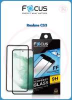 Focusโฟกัสฟิล์มกระจกนิรภัยกันรอยแบบเต็มจอ full frame Realme C53