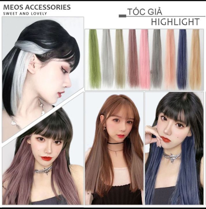 Tóc giả kẹp highlight Hàn Quốc sở hữu những màu sắc và kiểu dáng độc đáo, đẹp mắt và phù hợp với nhiều đối tượng khác nhau. Nếu bạn muốn sở hữu một phong cách cực chất và modren, đừng bỏ qua tóc giả kẹp highlight Hàn Quốc nhé.