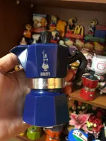 Bialetti Mokina Blue Marocco 1/2 Cup หม้อต้มกาแฟ บิอาเล็ตติ โมคิน่า 1/2 คัพ สีน้ำเงิร