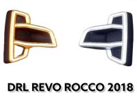 ไฟเดไลท์ revo rocco 2018 2019 มีไฟเลี้ยว แบบเต็ม DRL HILUX REVO ROCCO 2018 ฝาคคอบไฟตัดหมอก มีไฟเดไลท์ พร้อมไฟเลี้ยว