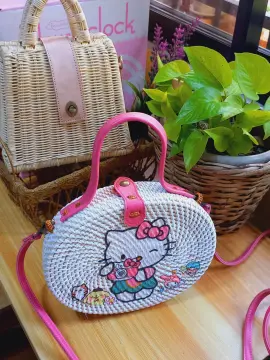 Hello kitty rattan cheap bag