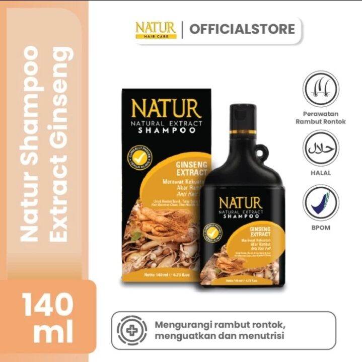 shampoo natur ginseng 140ml Lazada
