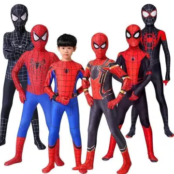 New Miles Morales Far From Home Cosplay Costume Zentai Spiderman
