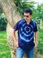 เสื้อเชิ้ตครามมัดย้อมสีครามเข้มสวยหรูดูดีใส่สบายผ้านิ่ม ?