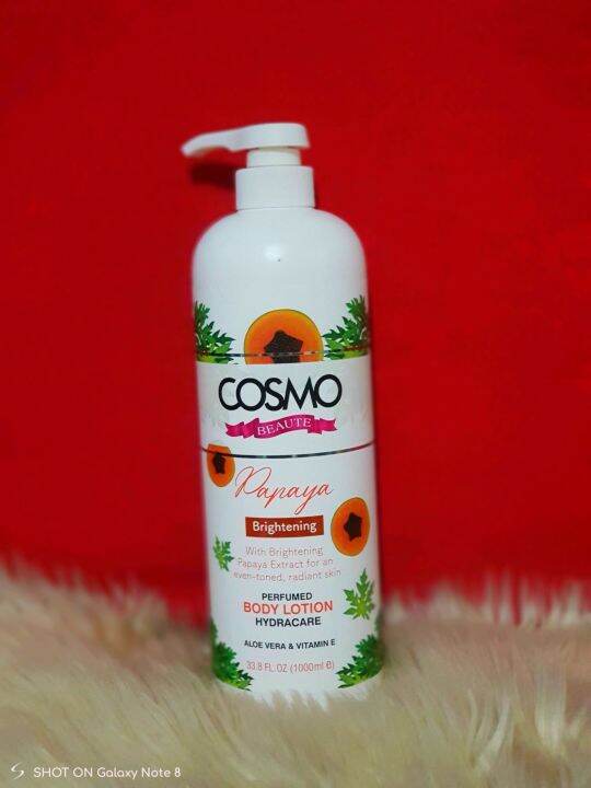 COSMO Papaya Brightening Body Lotion 1000 ml Lazada PH