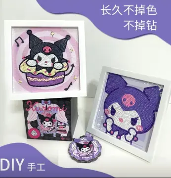 5D DIY Sanrio Kuromi Cartoon Diamond Painting Kit For Home Wall Decor