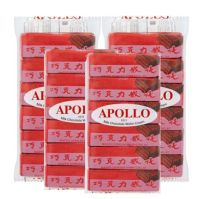 Apollo ช็อกแดง เวเฟอร์เคลือบช็อกโกแลต 48 ชิ้น Apollo Chocolate Wafer