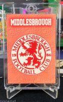 MIDDLESBROUGH LOGO ⚽️ การ์ดสะสมฟุตบอล 1996-97 Merlin’s Premier Gold