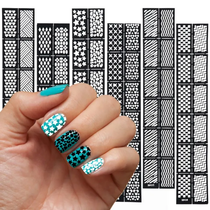 Nail Art Hollow Sticker Template Printing Hollow Adhesive Paper Sticker Leopard Print Spray Painting Nail Polish DIY Creative Decal Mold | Lazada Singapore Nail Art Hollow Sticker Template Printing Hollow Adhesive Paper Sticker Leopard Print Spray Painting Nail Polish DIY Creative Decal Mold | Lazada Singapore