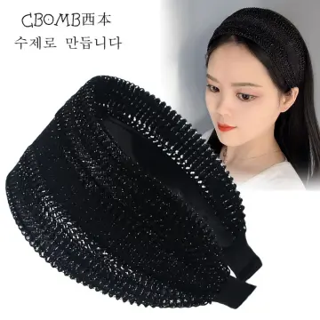 Bờm băng đô cài tóc đính đá dùng để bện tóc, kẹp tóc đội đầu nhiều kiểu  xinh xắn dành cho nữ phong cách Hàn Quốc | Lazada.vn