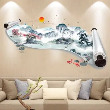 Trang trí nhà đẹp với tranh dán tường 3D  CafeLandVn