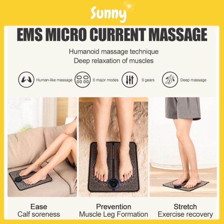 ⚡️ German technology ⚡️ foot massager machine therapy Rechargeable EMS