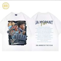 เสื้อลาย Ja morant white size s