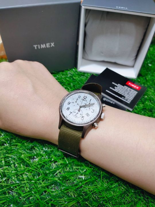 ประกันศูนย์ไทย-tw2r67900-mk1-aluminum-chronograph-นาฬิกาข้อมือผู้ชาย-สีเขียว-ขนาดหน้าปัด-40-mm