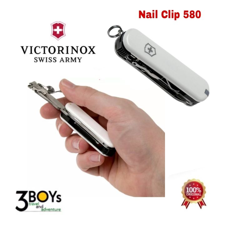 กรรไกรตัดเล็บ-victorinox-nail-clip-580-กรรไกรตัดเล็บสวิส-8-ฟังก์ชั่น-รวมมีดและตะไบเล็บ-0-6463