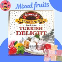 Turkish delight (โลคุม) เตอร์กิชดีไลท์ ขนมหวานจากตุรกี รสรวมผลไม้ 200 กรัม (พร้อมส่ง)