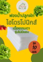 ฟองน้ำปลูกผัก ฟองน้ำปลูกผักไฮโดรโปนิกส์ ฟองน้ำปลูกผักสลัด(ชุด10แผ่น)รุ่นไม่มีขอบ 96ช่องปลูกเนื้อธรรมดา ใช้สำหรับปลูกผักไฮโดรโปนิกส์