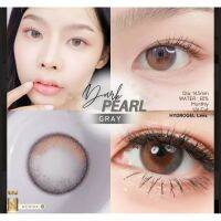 คอนแทคเลนส์ วี วิ้งค์ ฝาสีทอง Dark Pearl Gray ?ค่าอมน้ำ 60% สายตาปกติ-0.00 We Wink